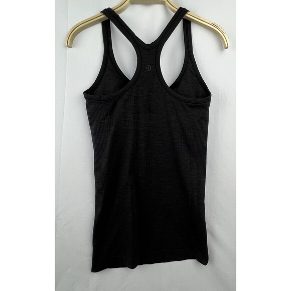Lululemon Ebb to Street Tank Top Size 6 Light Support B/C Cup Black Yoga Workout - Picture 9 of 11